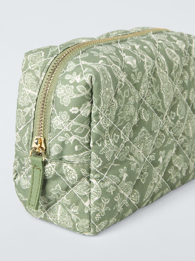 John Lewis Sanderson Tamizart wash bag green British brand