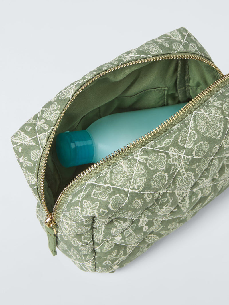 John Lewis Sanderson Tamizart wash bag green British brand