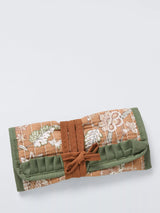 John Lewis John Lewis x Sanderson Newnham Courtney Jewellery Roll, Orange- Buy online at McGrocer