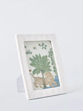 John Lewis Sanderson etched ceramic photo frame white 5x7 (British brand)