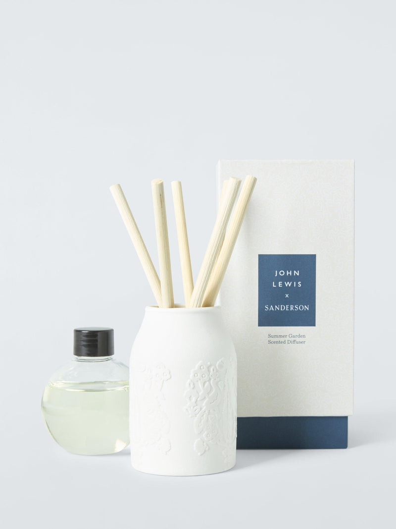 Sanderson Summer Garden reed diffuser 120ml - British product