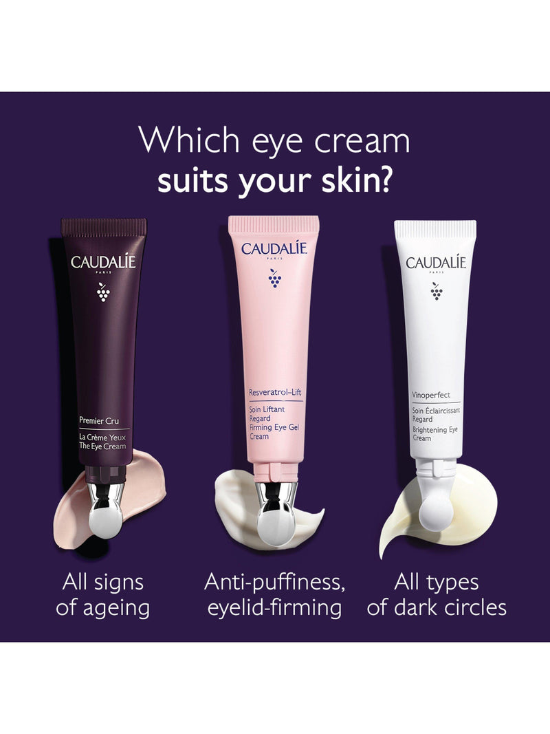 Caudalie Premier Cru anti-ageing eye cream 15ml, imported from the UK
