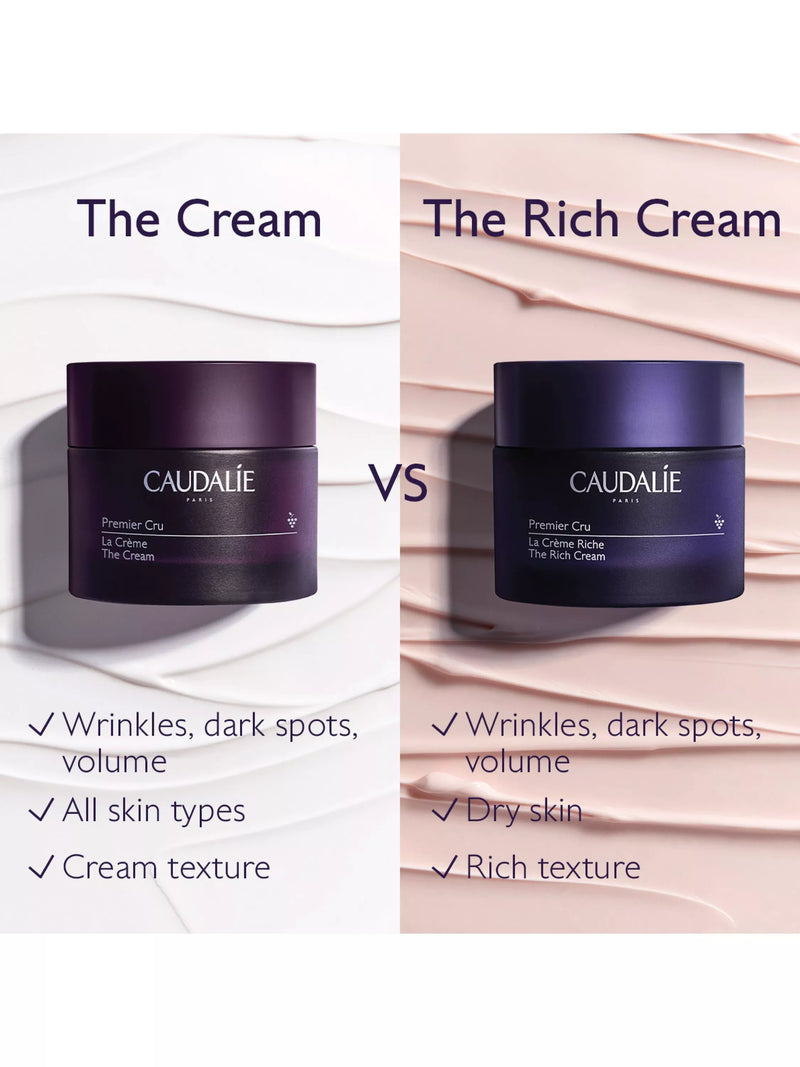 Caudalie Premier Cru anti-ageing cream 50ml, imported from the UK