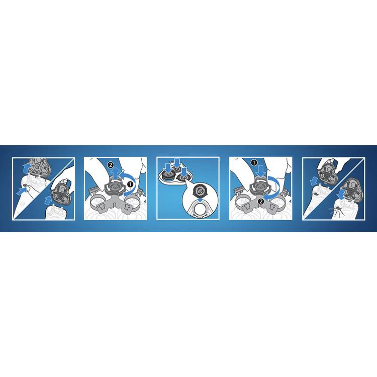 Philips shaving replacement heads SH30/50, UK version