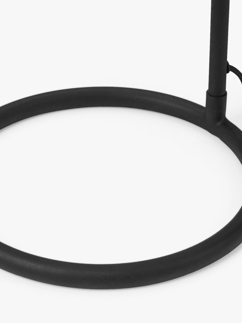 MADE black rattan overreach table lamp H50cm, UK version