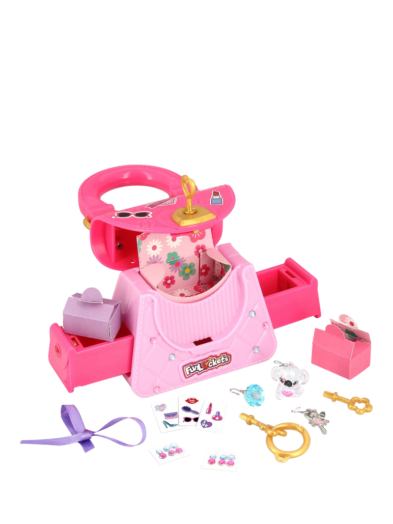 FunLockets Tiny Bag toy with secret pockets (British brand)