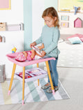 Baby Born doll changing table with mat and tissue dispenser, imported from the UK