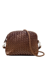 John Lewis Dragon Diffusion Chunky Fellini Pochette Woven Leather Crossbody Bag- Buy online at McGrocer