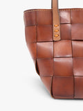 Dragon Diffusion Japan Mini woven leather tote bag (British brand)