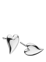 John Lewis Kit Heath Kiss Small Silver Stud Earrings- Buy online at McGrocer