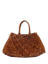 John Lewis Dragon Diffusion Santa Croce Small Woven Leather Tote Bag- Buy online at McGrocer