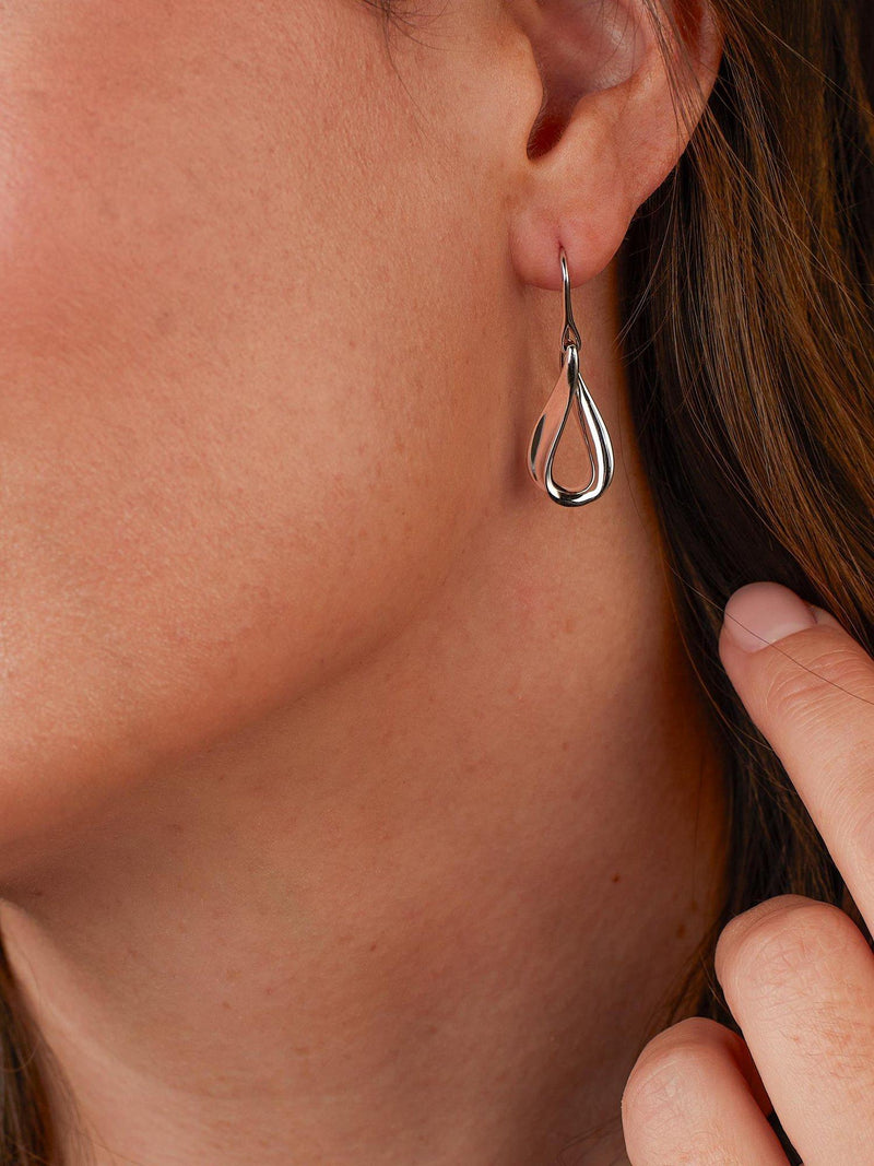 Kit Heath Serenity drop earrings in silver - British product