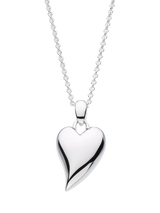 John Lewis Kit Heath Desire Heart Pendant Necklace, Silver- Buy online at McGrocer