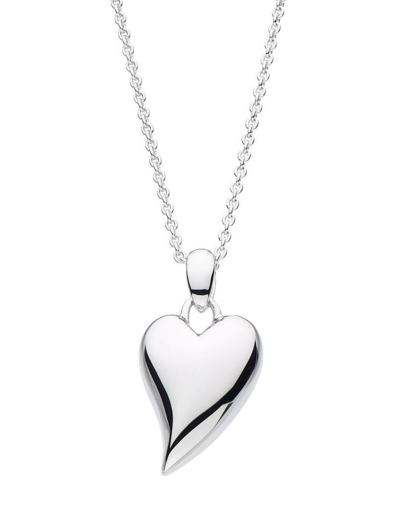 Kit Heath Desire heart pendant necklace sterling silver, imported from the UK