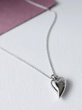 Kit Heath Desire heart pendant necklace sterling silver, imported from the UK