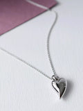 Kit Heath Desire heart pendant necklace sterling silver, imported from the UK