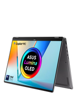 John Lewis ASUS Vivobook 14 Flip Convertible Laptop, Intel Core Ultra 7, 16GB RAM, 1TB SSD, 14 WUXGA OLED Touchscreen, Grey- Buy online at McGrocer