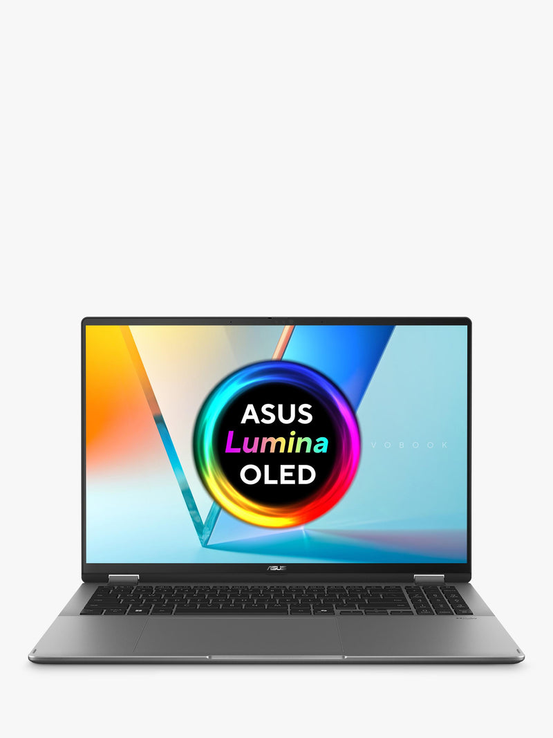 ASUS Vivobook 14 Flip convertible laptop in grey, UK version