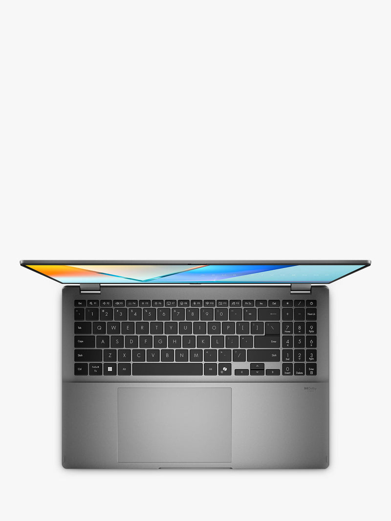 ASUS Vivobook 14 Flip convertible laptop in grey, UK version
