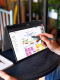 ASUS Vivobook 14 Flip convertible laptop in grey, UK version