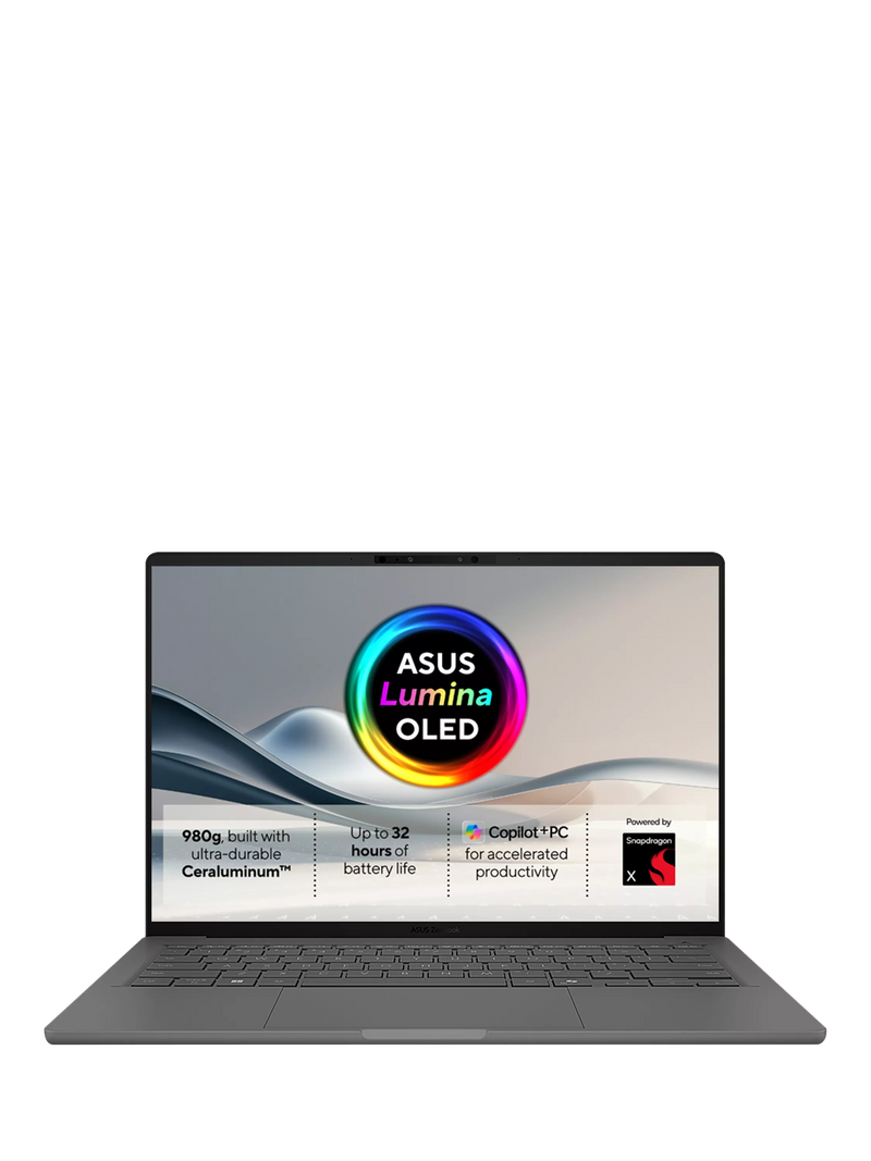 ASUS Zenbook Snapdragon X 16GB RAM 1TB SSD, imported from the UK