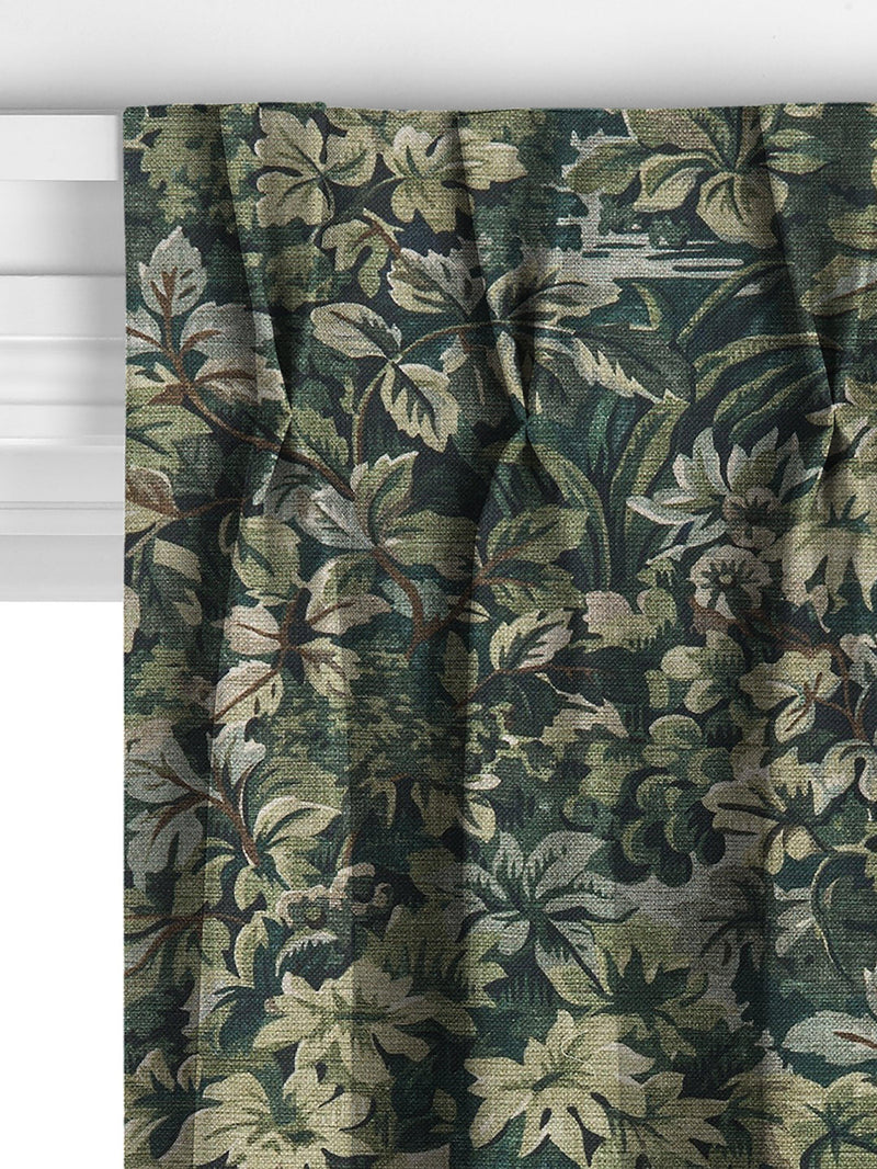 John Lewis Giardino made to measure curtains dark khaki, imported from the UK