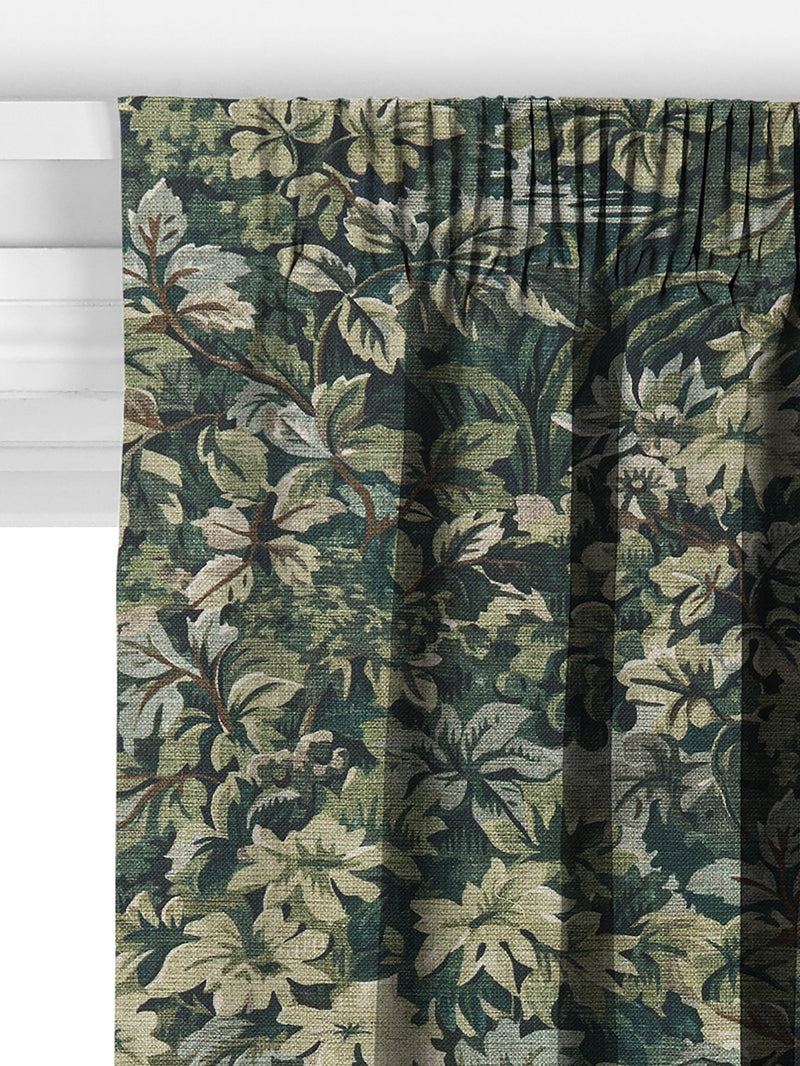 John Lewis Giardino made to measure curtains dark khaki, imported from the UK