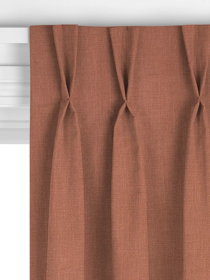 John Lewis heavy linen curtain in light auburn, UK version