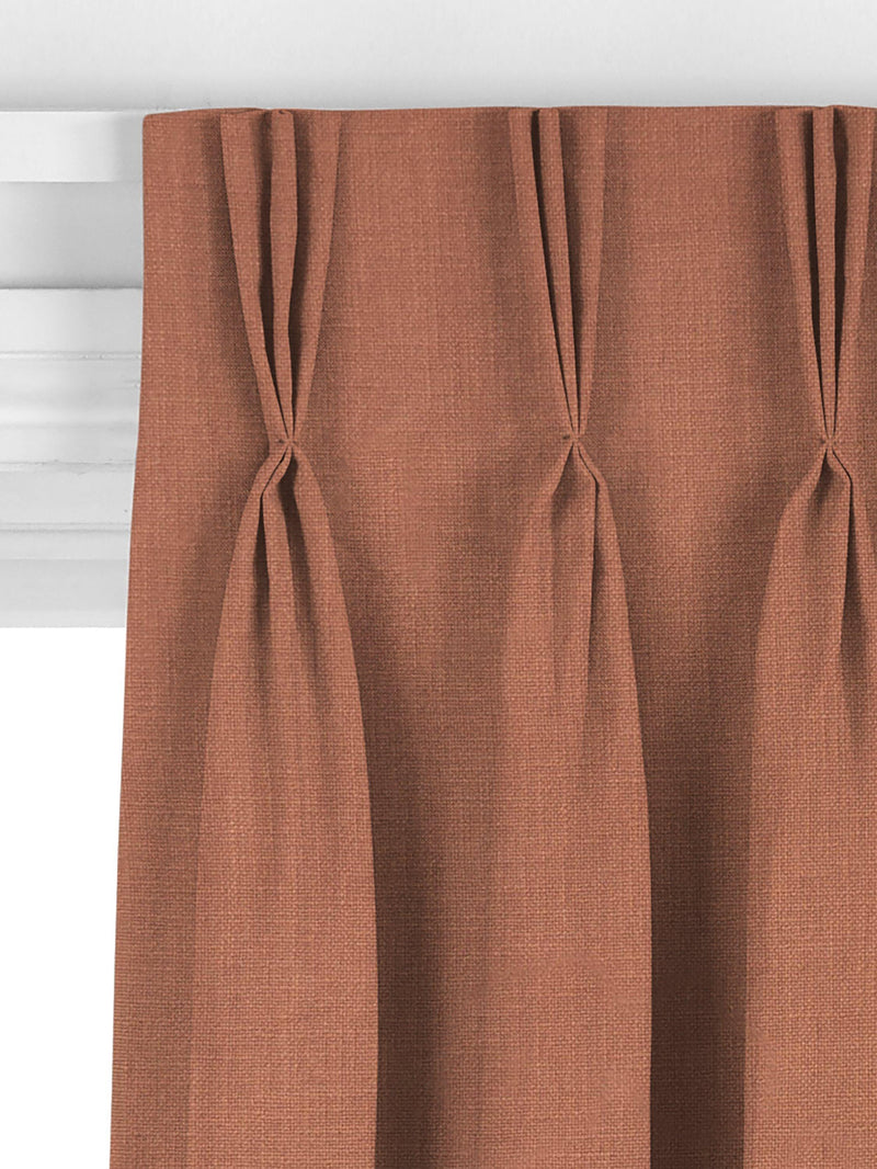 John Lewis heavy linen curtain in light auburn, UK version