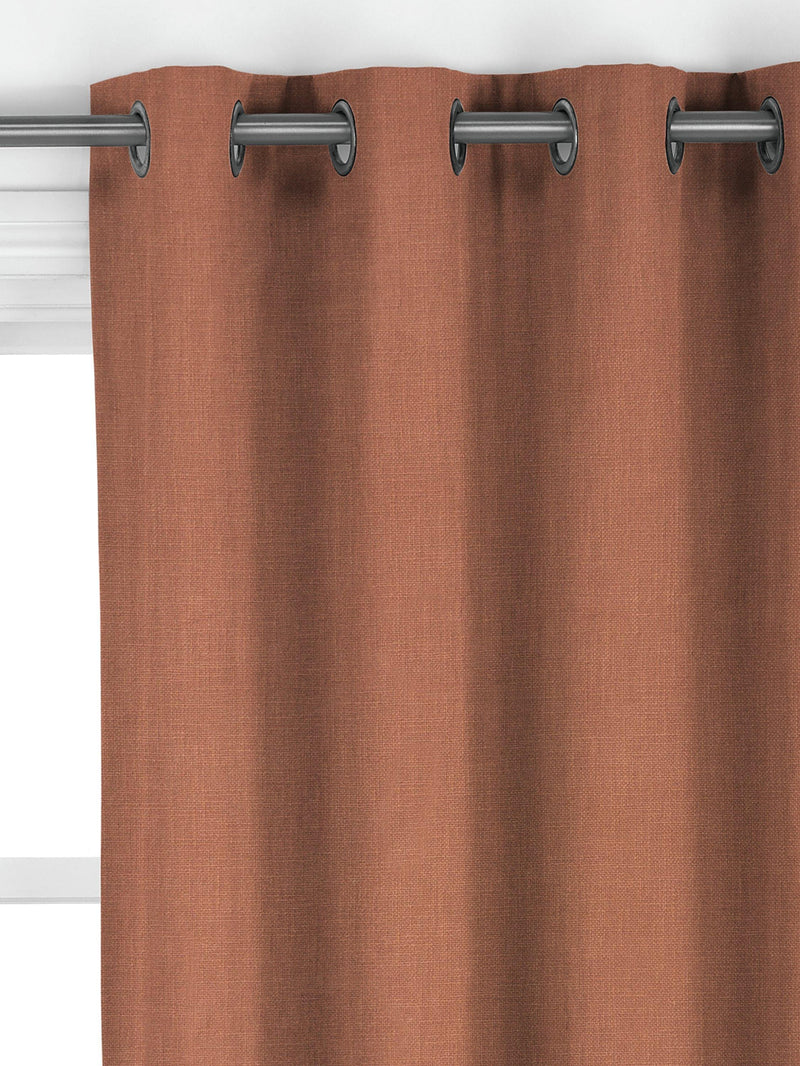 John Lewis heavy linen curtain in light auburn, UK version