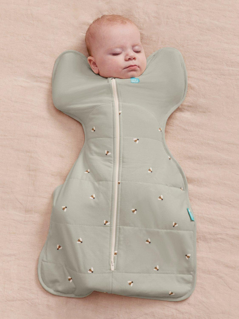 Love to Dream baby sleeping bag Bee's Olive 2.5 Tog (British brand)