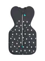 John Lewis Love to Dream Swaddle Up Organic Cotton & Merino Wool Baby Sleeping Bag, 2.5 Tog, Charcoal- Buy online at McGrocer