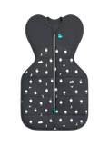 Love to Dream Swaddle Up Organic Cotton & Merino Wool Baby Sleeping Bag, 2.5 Tog, Charcoal