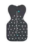 Love to Dream Swaddle Up Organic Cotton & Merino Wool Baby Sleeping Bag, 2.5 Tog, Charcoal