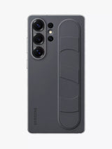 John Lewis Samsung Galaxy S25 Ultra Silicone Grip Case with Stand, Black- Buy online at McGrocer