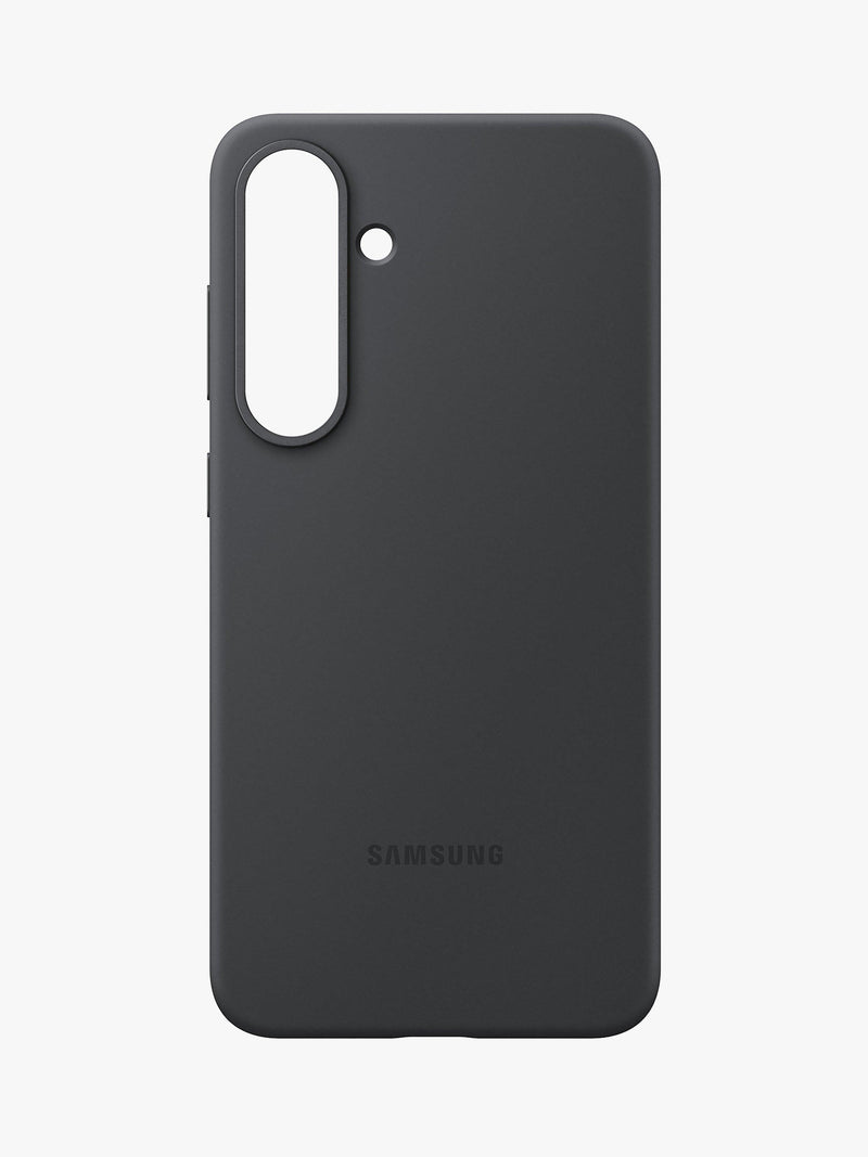 Samsung Galaxy S25+ silicone case in black, UK version