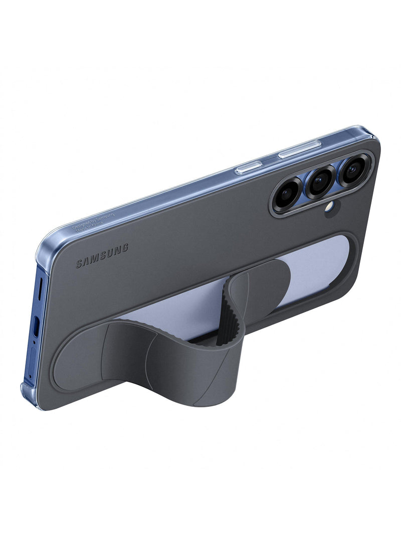 Samsung silicone grip phone case with stand Black, UK version