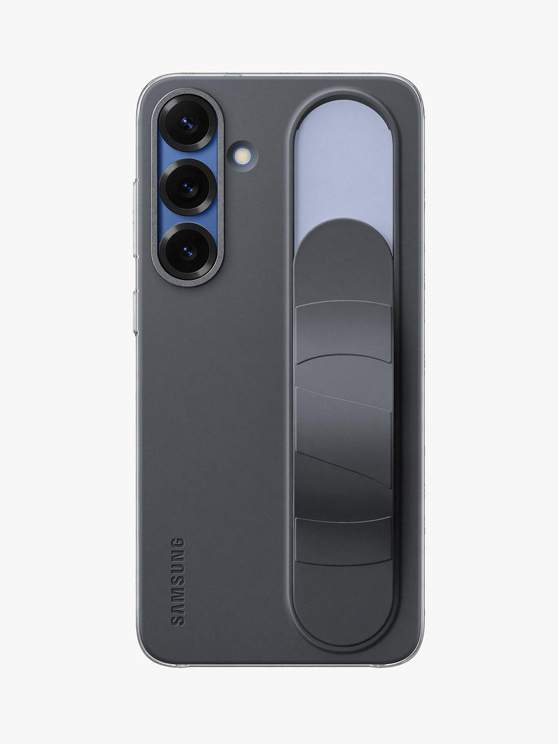 Samsung silicone grip phone case with stand Black, UK version