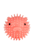 Kikkerland Kobe Piggy Dog Ball pink bacon-scented squeaky toy, imported from the UK