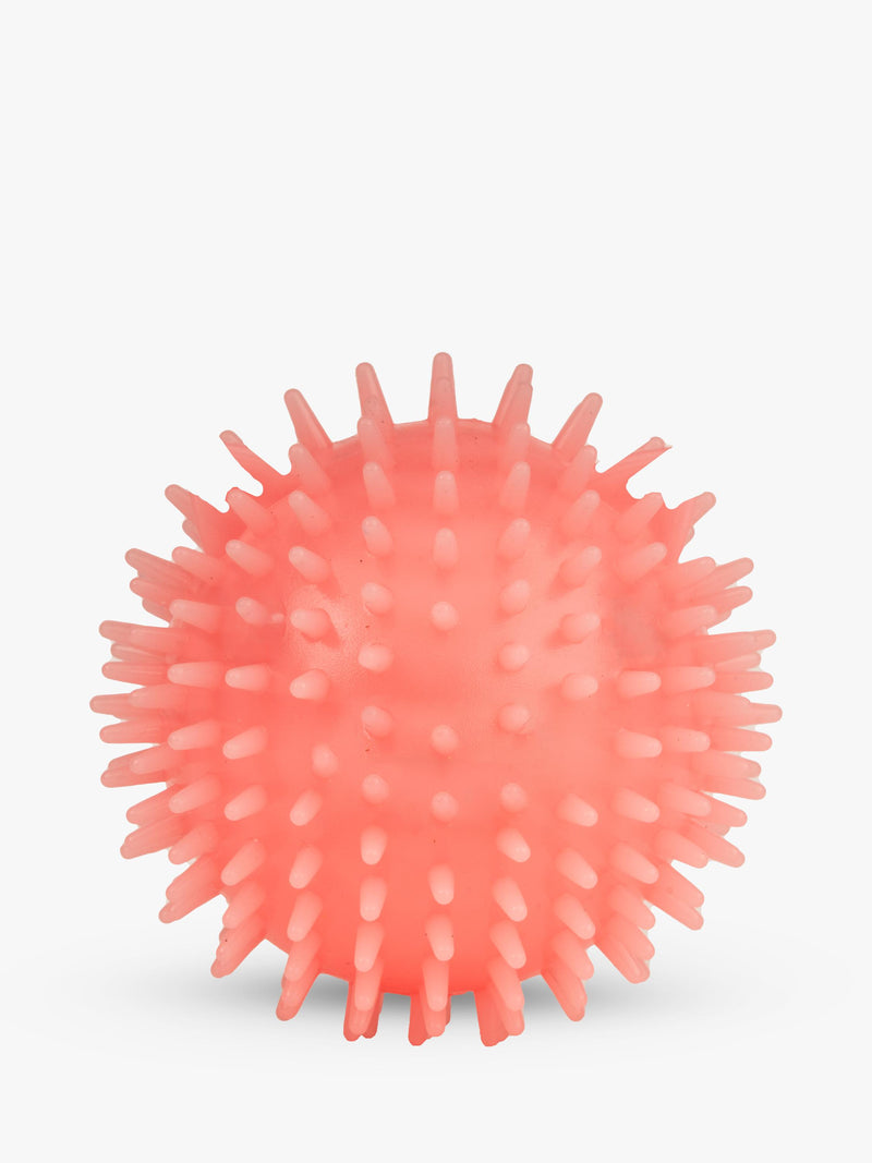 Kikkerland Kobe Piggy Dog Ball pink bacon-scented squeaky toy, imported from the UK