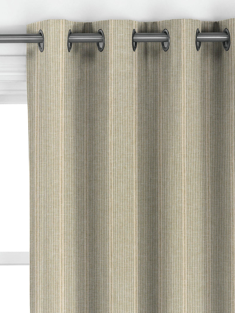 John Lewis Myrtle Green stripe curtains made to measure (British brand)