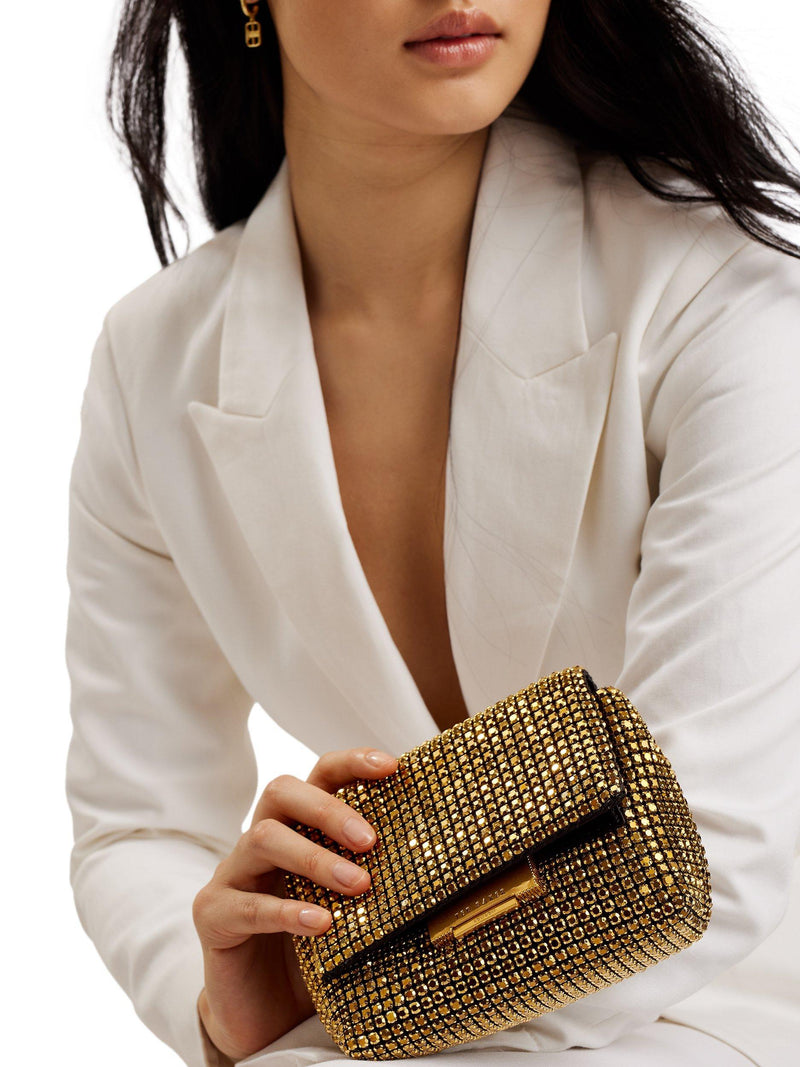 Ted Baker crystal embellished clutch bag, imported from the UK