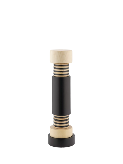 John Lewis Alessi Twergi Beech Wood Salt and Pepper Mill, Black- Buy online at McGrocer