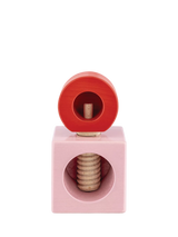 John Lewis Alessi Twergi Beech Wood Nutcracker Pink/Red- Buy online at McGrocer