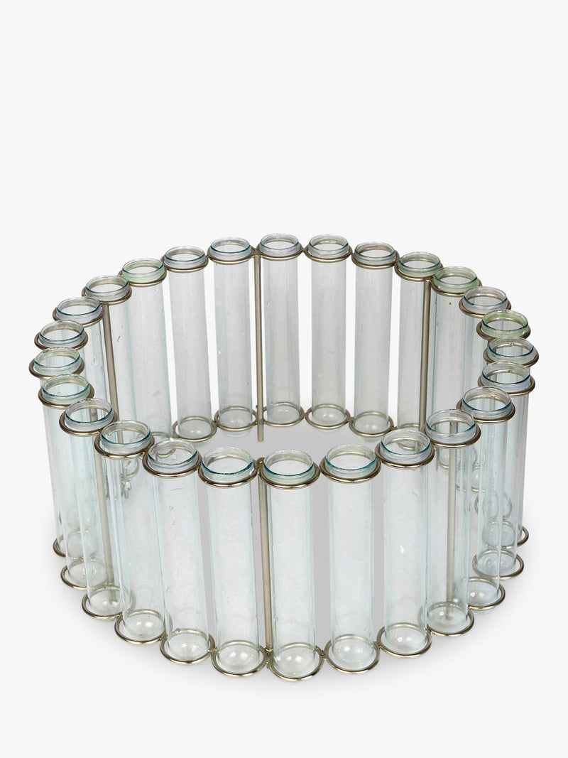 Interlinking Test Tube Vase 14.5cm – Decorative Floral Display