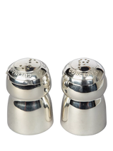 John Lewis Culinary Concepts Champagne Cork Salt and Pepper Shaker Cruet Set, Silver Plated- Buy online at McGrocer