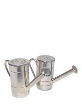 John Lewis Culinary Concepts Silver-Plated Watering Can Salt and Pepper Set- Buy online at McGrocer