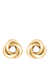 John Lewis IBB 18ct Yellow Gold Trinity Knot Stud Earrings- Buy online at McGrocer