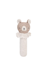John Lewis Avery Row Brave Bear Rattle Soft Toy- Buy online at McGrocer