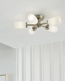 John Lewis Brompton flush ceiling light with five arms H12xW50xD50cm, UK version